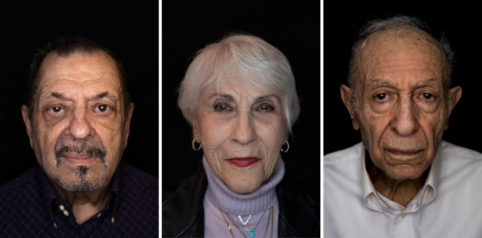 Portraits of Sigmund Adler, Rachel Miller and Ram Levy