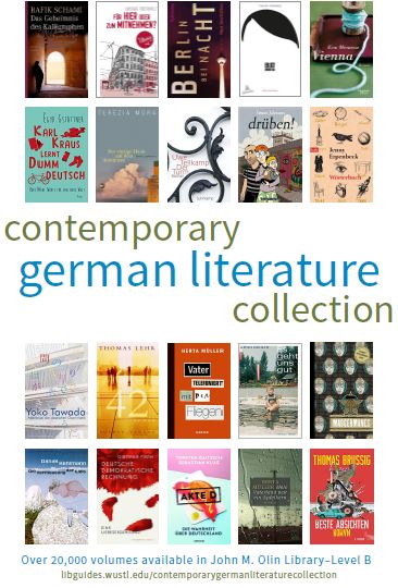 Advertisement for The Mike Lützeler Contemporary German Literature Collection