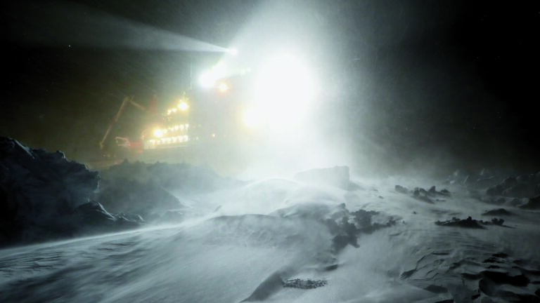 Blowing snow contributes to Arctic warming