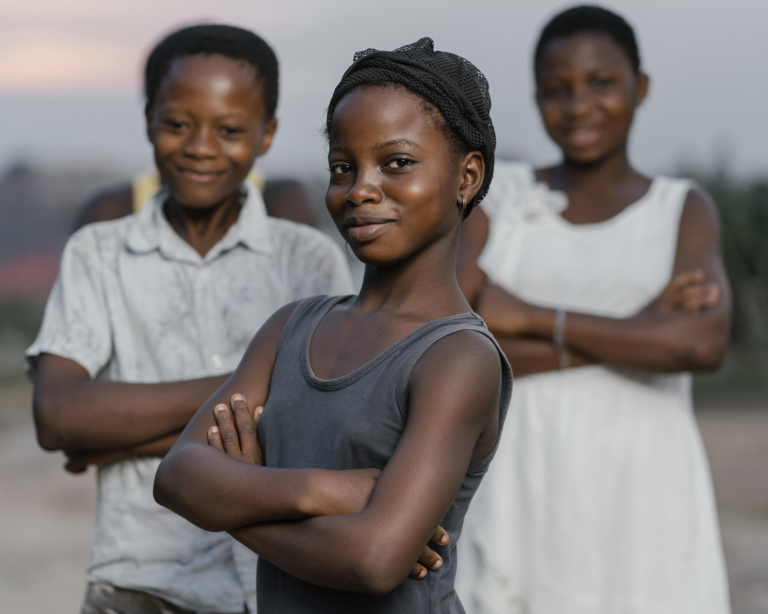 Here & Next grant for signage addressing risks of girls’ migration in Ghana